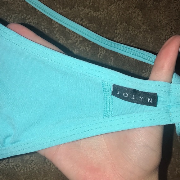 Jolyn Clothing Swim Blue Jolyn Bathingsuit Triangle Top Poshmark